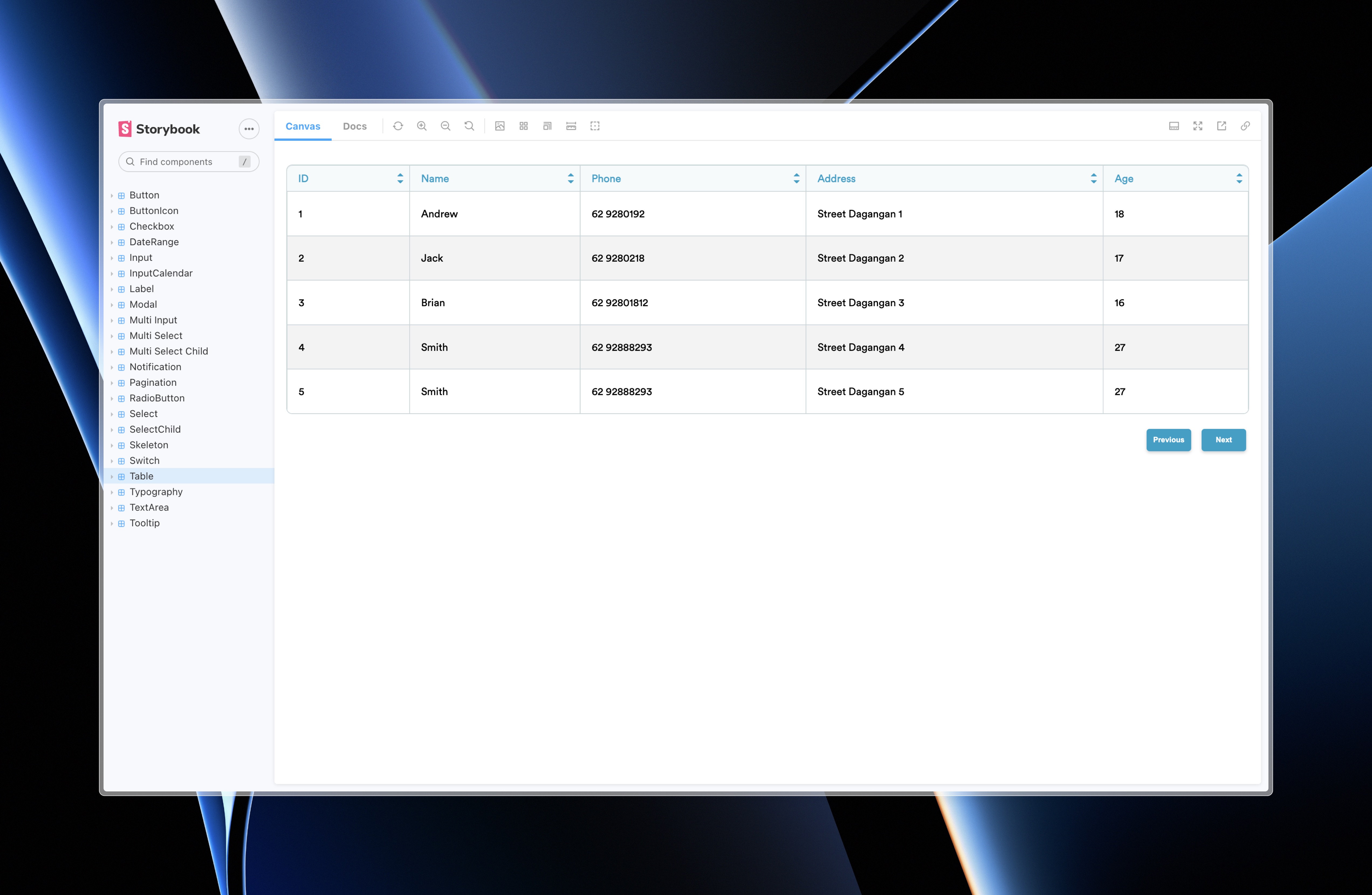 UI Component Library Dagangan