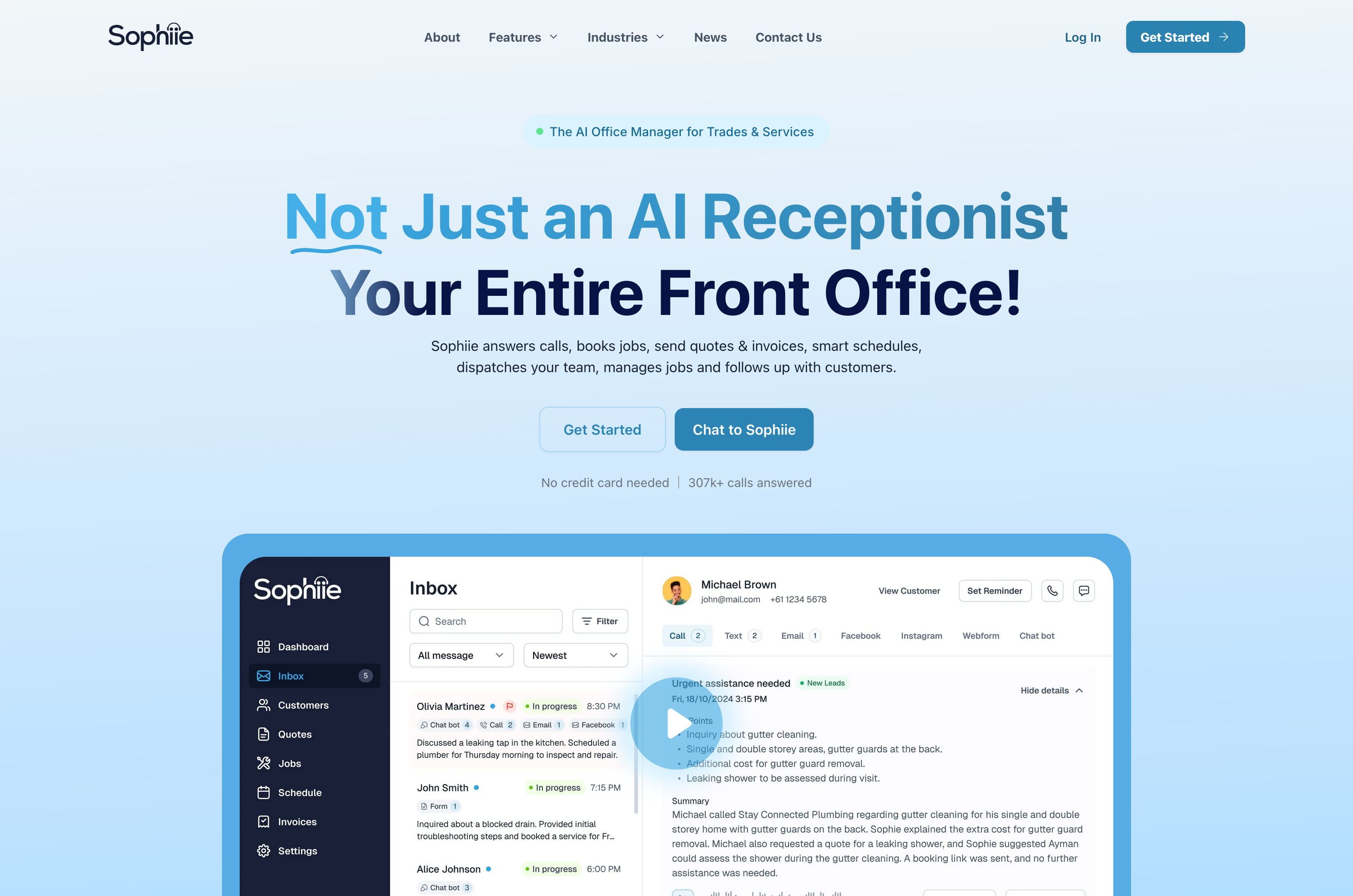 Sophiie AI — JMS Platform