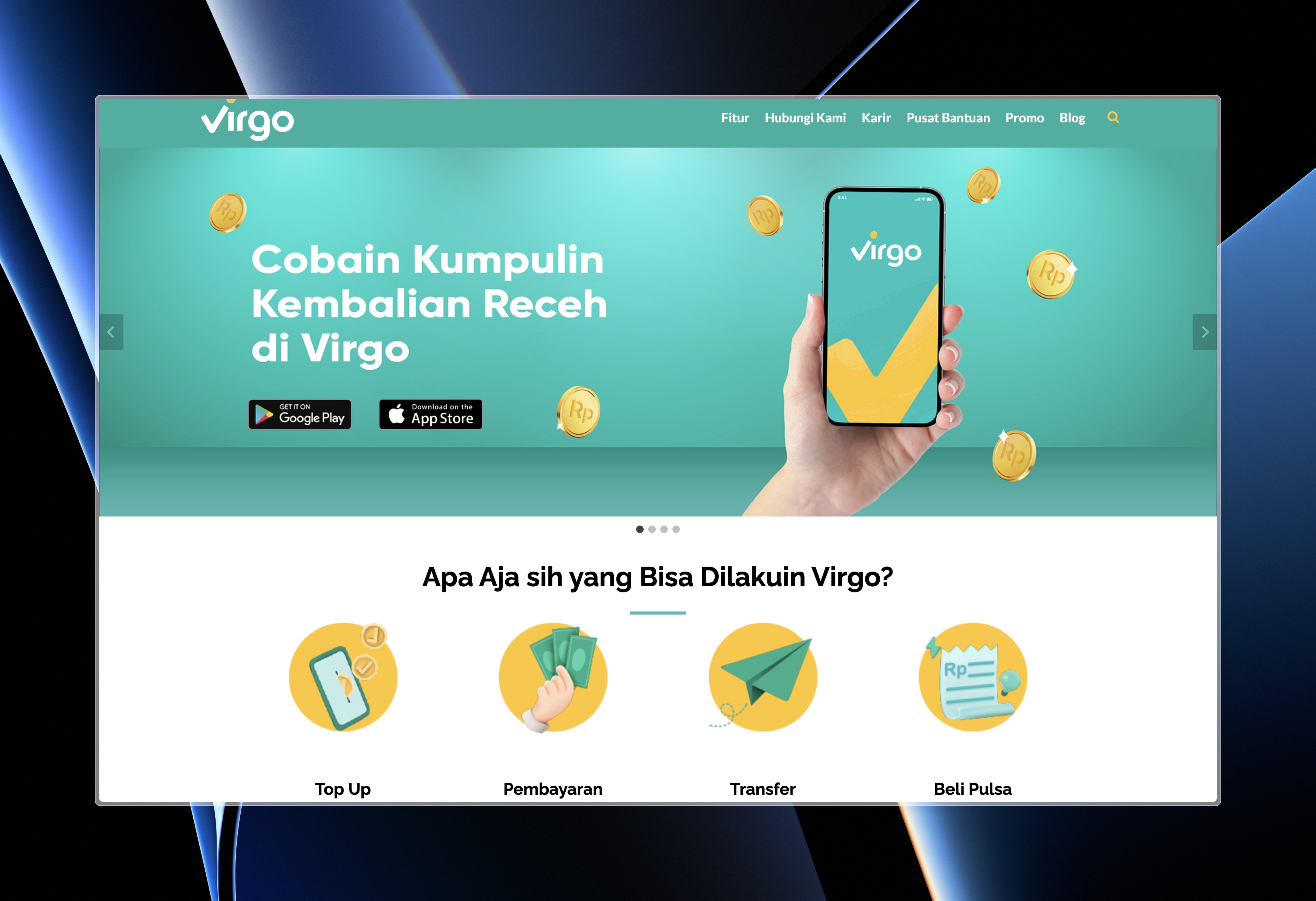 Admin Dashboard Virgo